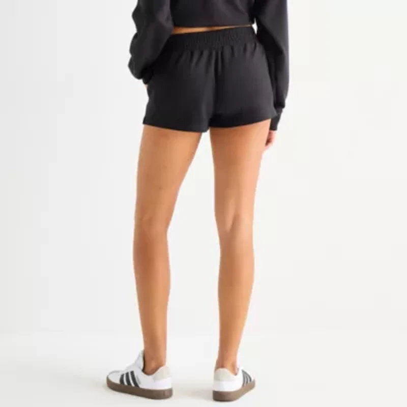 Arizona Juniors Womens Mid Rise Jogger Short