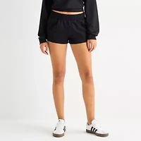 Arizona Juniors Womens Mid Rise Jogger Short