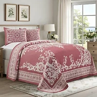 SUPERIOR® Adalie Medallion Oversized Reversible Jacquard Bedspread