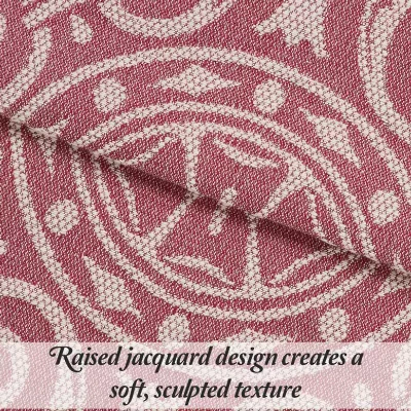 SUPERIOR® Adalie Medallion Oversized Reversible Jacquard Bedspread