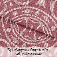 SUPERIOR® Adalie Medallion Oversized Reversible Jacquard Bedspread