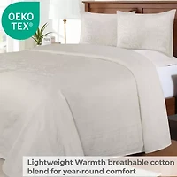 SUPERIOR® Adalie Medallion Oversized Reversible Jacquard Bedspread