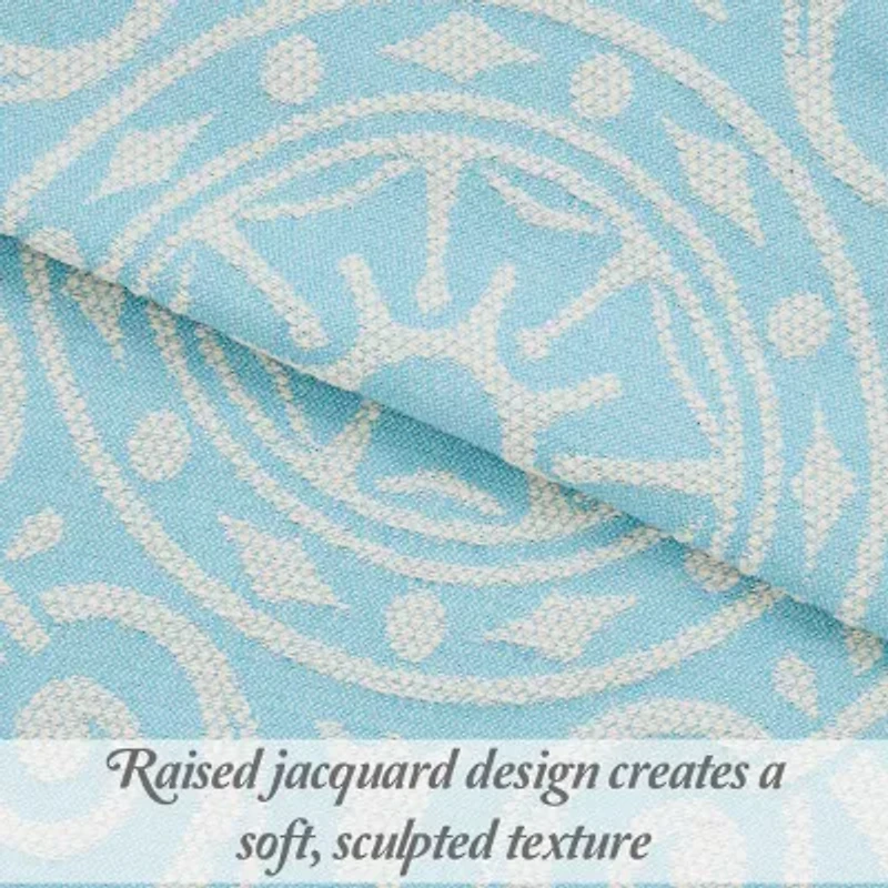 SUPERIOR® Adalie Medallion Oversized Reversible Jacquard Bedspread