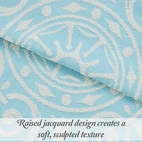 SUPERIOR® Adalie Medallion Oversized Reversible Jacquard Bedspread