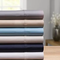 Pointehaven Long Staple Cotton Velvet Feel Sateen 3-pc. Duvet Cover Set