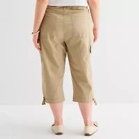 St. John's Bay Womens Plus Capri Pant