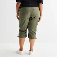 St. John's Bay Womens Plus Capri Pant