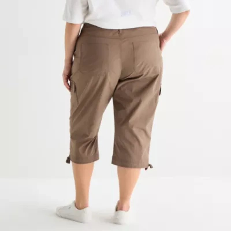 St. John's Bay Womens Plus Capri Pant
