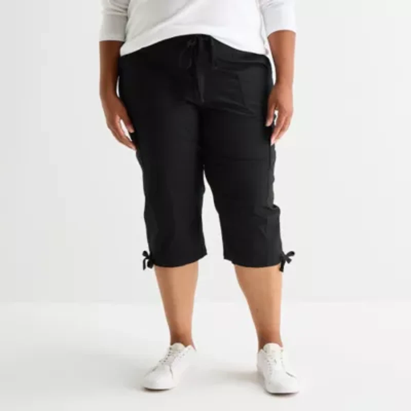 St. John's Bay Womens Plus Capri Pant