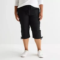 St. John's Bay Womens Plus Capri Pant