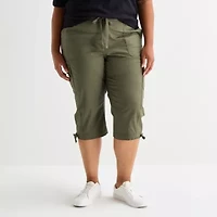 St. John's Bay Womens Plus Capri Pant