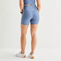 Xersion EverContour+ Womens 6" High Rise Quick Dry Bike Short