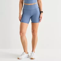Xersion EverContour+ Womens 6" High Rise Quick Dry Bike Short