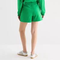 Xersion Womens 4" French Terry Active Pull-On Short