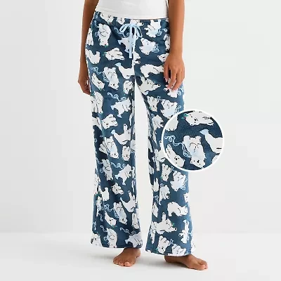 Arizona Body Womens Fleece Juniors Pajama Pants