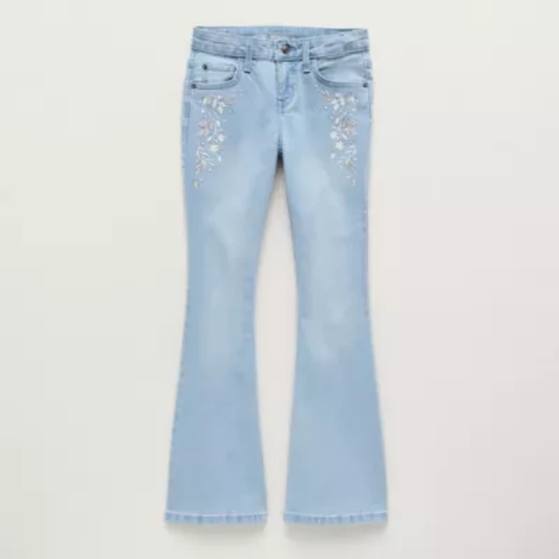 Thereabouts Little & Big Kid Girls Flare Leg Jean