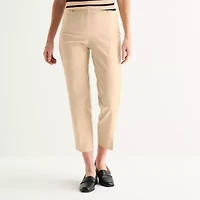 Liz Claiborne Emma Womens Slim Mid Rise Ankle Pant