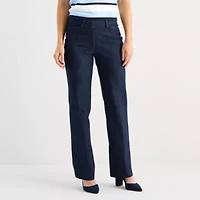Liz Claiborne Womens Mid Rise Trouser