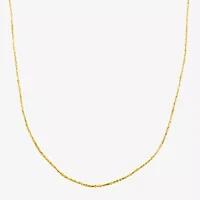 Made Italy Womens 14K Gold 18 Inch Fashion Chain Necklace
