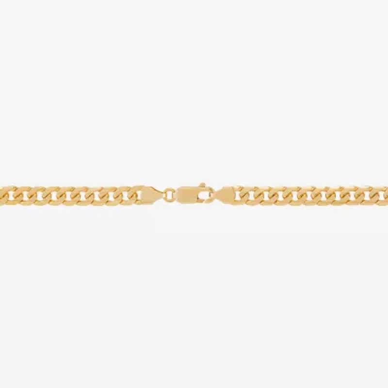 Unisex Adult 14K Gold 22 Inch Curb Chain Necklace