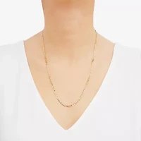 Made in Italy Unisex Adult 14K Gold 18 Inch Figaro Chain Necklace