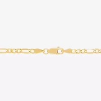 Made in Italy Unisex Adult 14K Gold 18 Inch Figaro Chain Necklace