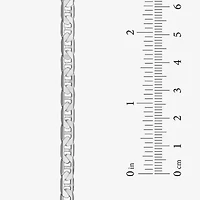 Made in Italy Unisex Adult Sterling Silver 18 Inch Curb Chain Necklace