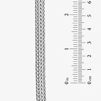 Made in Italy Unisex Adult Sterling Silver 8 1/2 Inch Solid Link Chain Bracelet