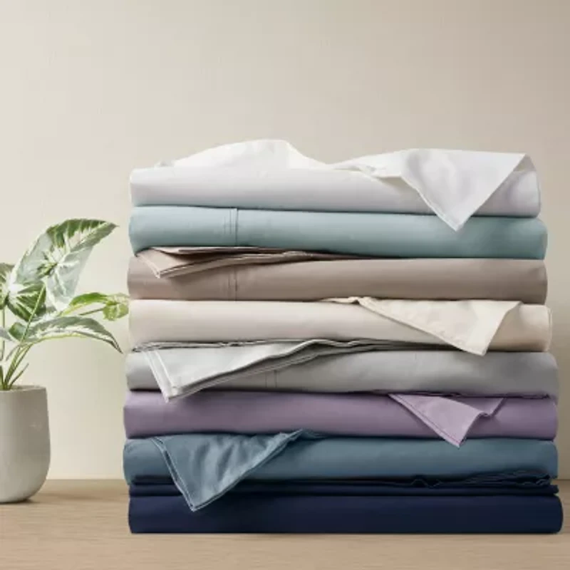Madison Park Peached Percale Cotton Sheet Set