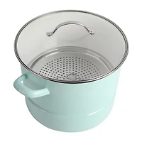 Martha Stewart Steel 16-qt. Steamer Pot with Insert