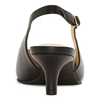 Liz Claiborne Keith Womens Pointed Closed Toe Kitten Heel Pumps