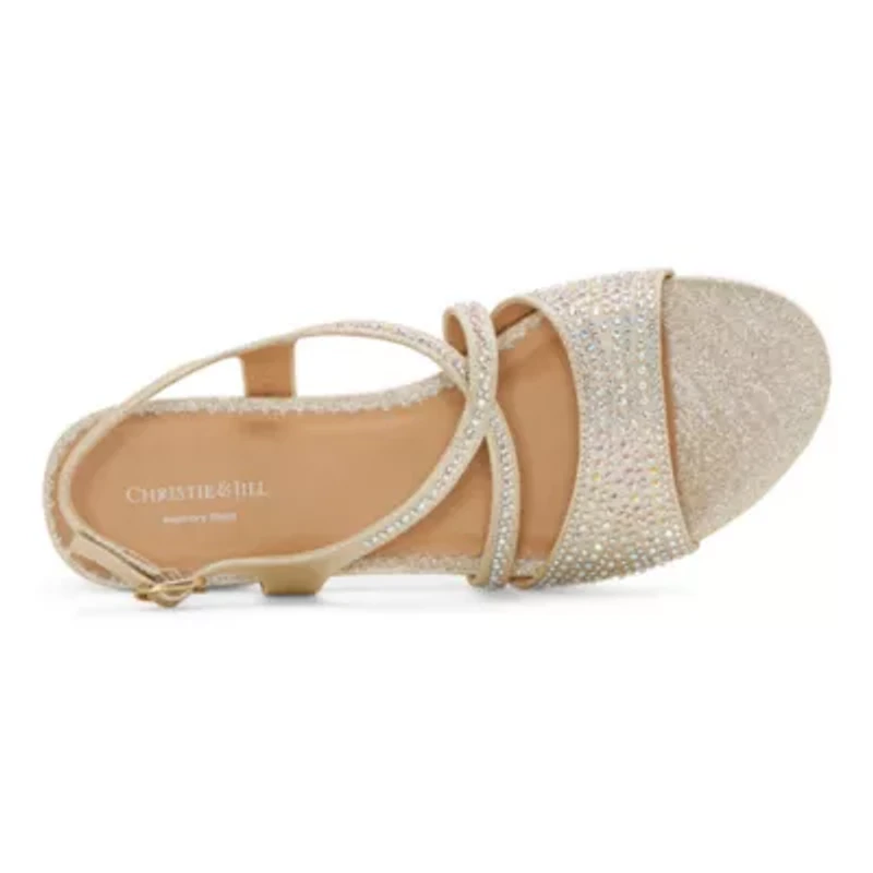 Christie & Jill Little Big Kid Girls Cj Leah Heeled Sandals