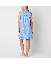 Adonna Womens Sleeveless Scoop Neck Nightgown