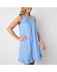 Adonna Womens Sleeveless Scoop Neck Nightgown