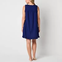 Adonna Womens Scoop Neck Sleeveless Nightgown