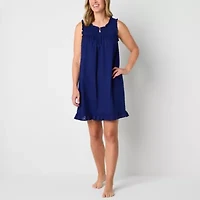 Adonna Womens Scoop Neck Sleeveless Nightgown