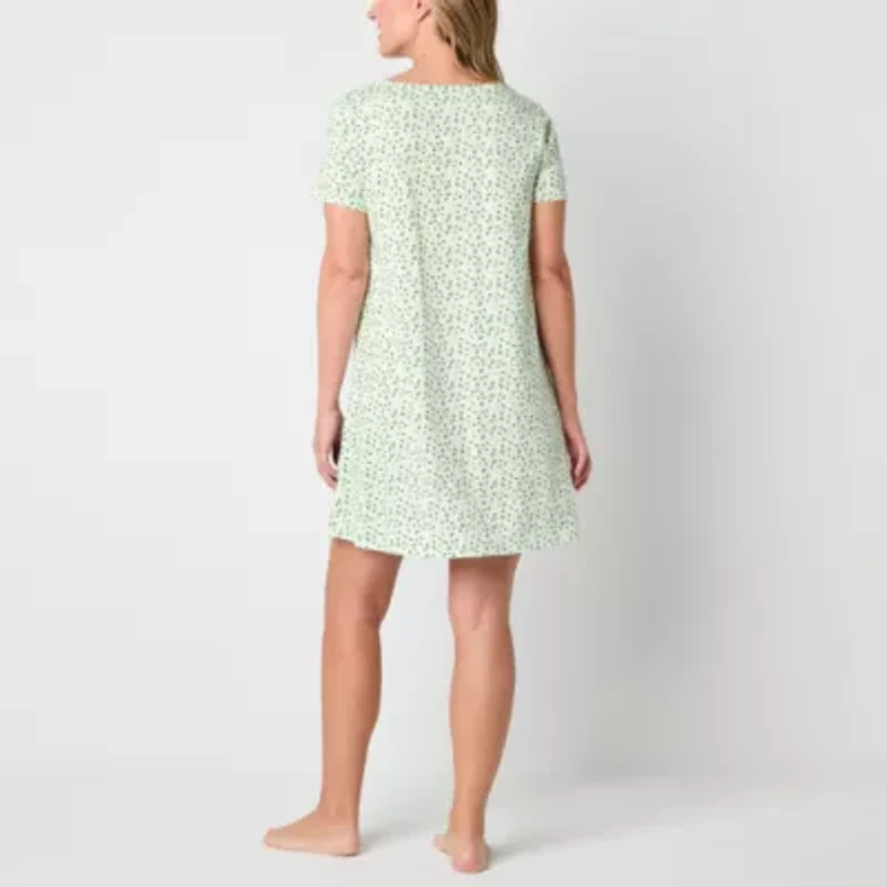 Adonna Womens Short Sleeve Nightgown