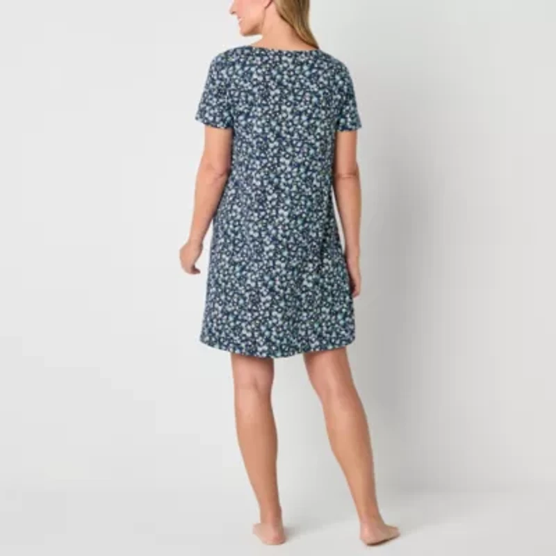 Adonna Womens Short Sleeve Nightgown