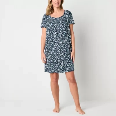 Adonna Womens Short Sleeve Nightgown