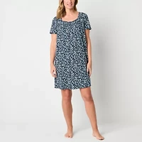 Adonna Womens Short Sleeve Nightgown