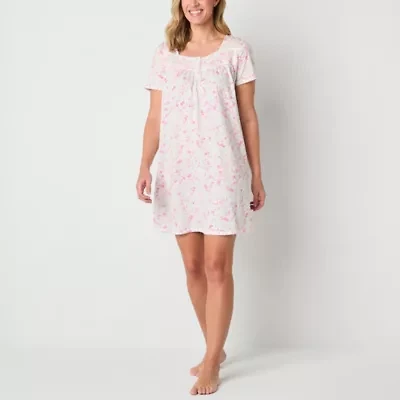 Adonna Womens Short Sleeve Nightgown