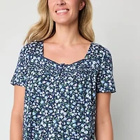 Adonna Womens Short Sleeve Nightgown