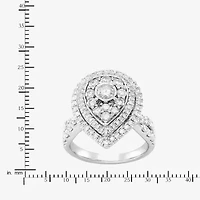 Limited Quantities! Womens 2 CT. T.W. Natural White Diamond 10K White Gold Pear Engagement Ring