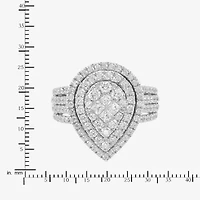 Limited Quantities! Womens CT. T.W. Natural White Diamond 10K White Gold Pear Engagement Ring