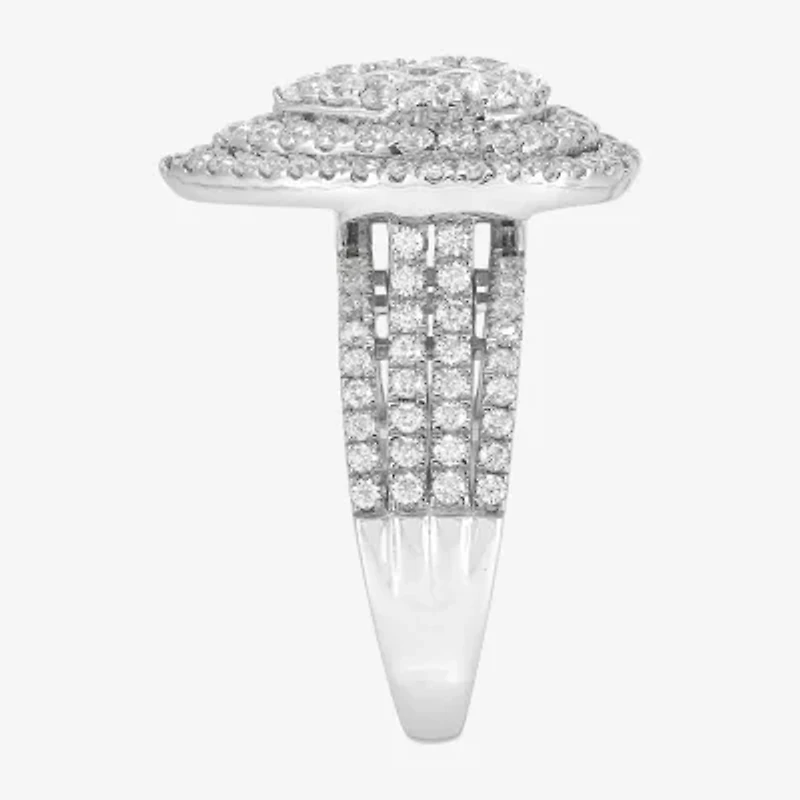 Limited Quantities! Womens CT. T.W. Natural White Diamond 10K White Gold Pear Engagement Ring