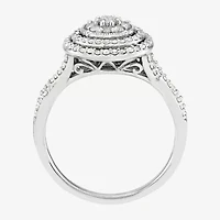 Limited Quantities! Womens 1/2 CT. T.W. Natural White Diamond 10K White Gold Round Engagement Ring