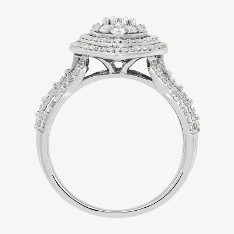 Limited Quantities! Womens 1 CT. T.W. Natural White Diamond 10K Gold Pear Engagement Ring