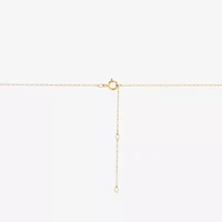 Limited Quantities! "Mama" Womens 1/10 CT. T.W. Natural White Diamond 14K Gold Over Silver Bar 18 Inch Pendant Necklace