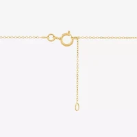 Limited Quantities! "Mom" Womens Diamond Accent Natural White Diamond 14K Gold Over Silver Bar 18 Inch Pendant Necklace