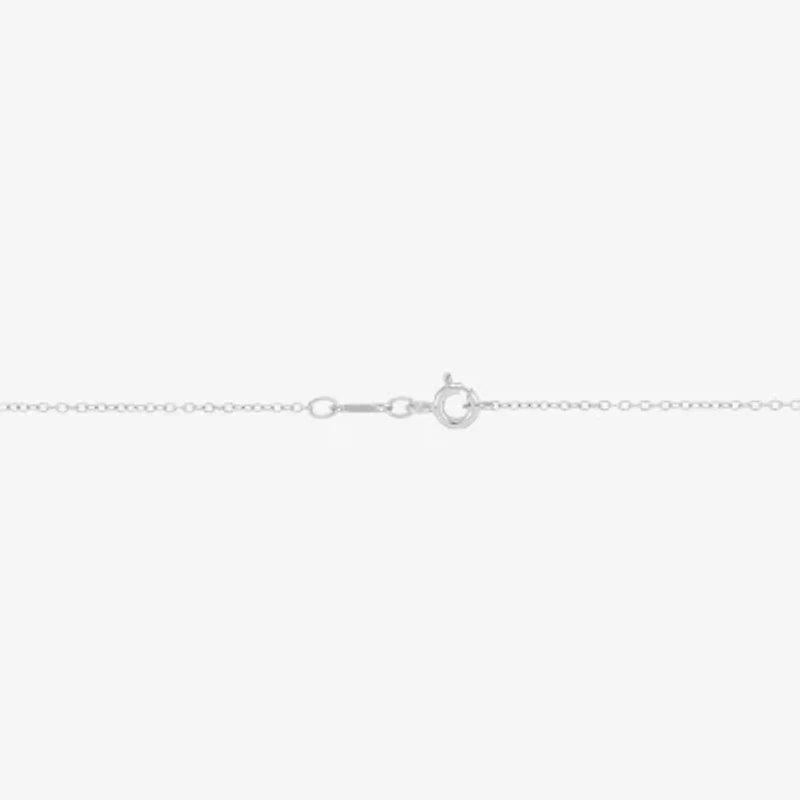 Limited Quantities! "D" Womens 1/10 CT. T.W. Natural White Diamond Sterling Silver 18 Inch Pendant Necklace